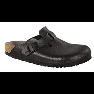 BOSTON LEATHER WASHED METALLIC ANTIQUE BLACK - 1011284